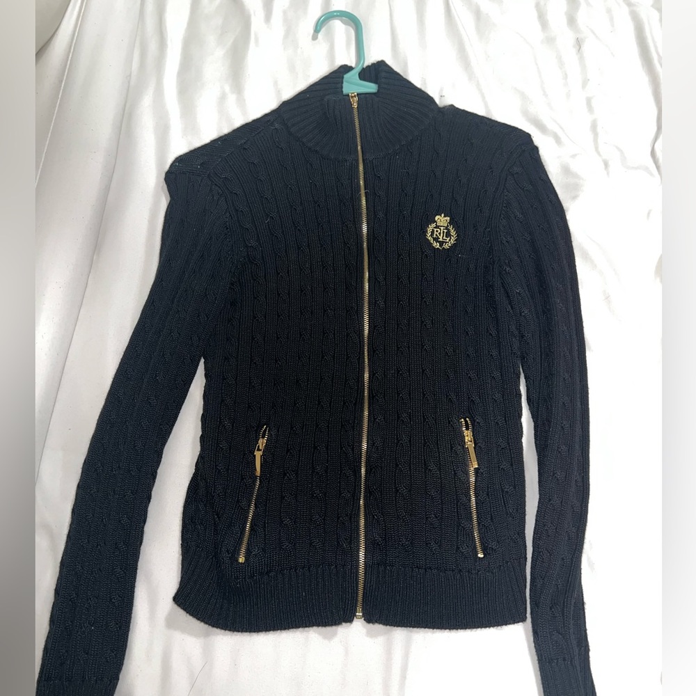 Ralph Lauren Black Zip Up
